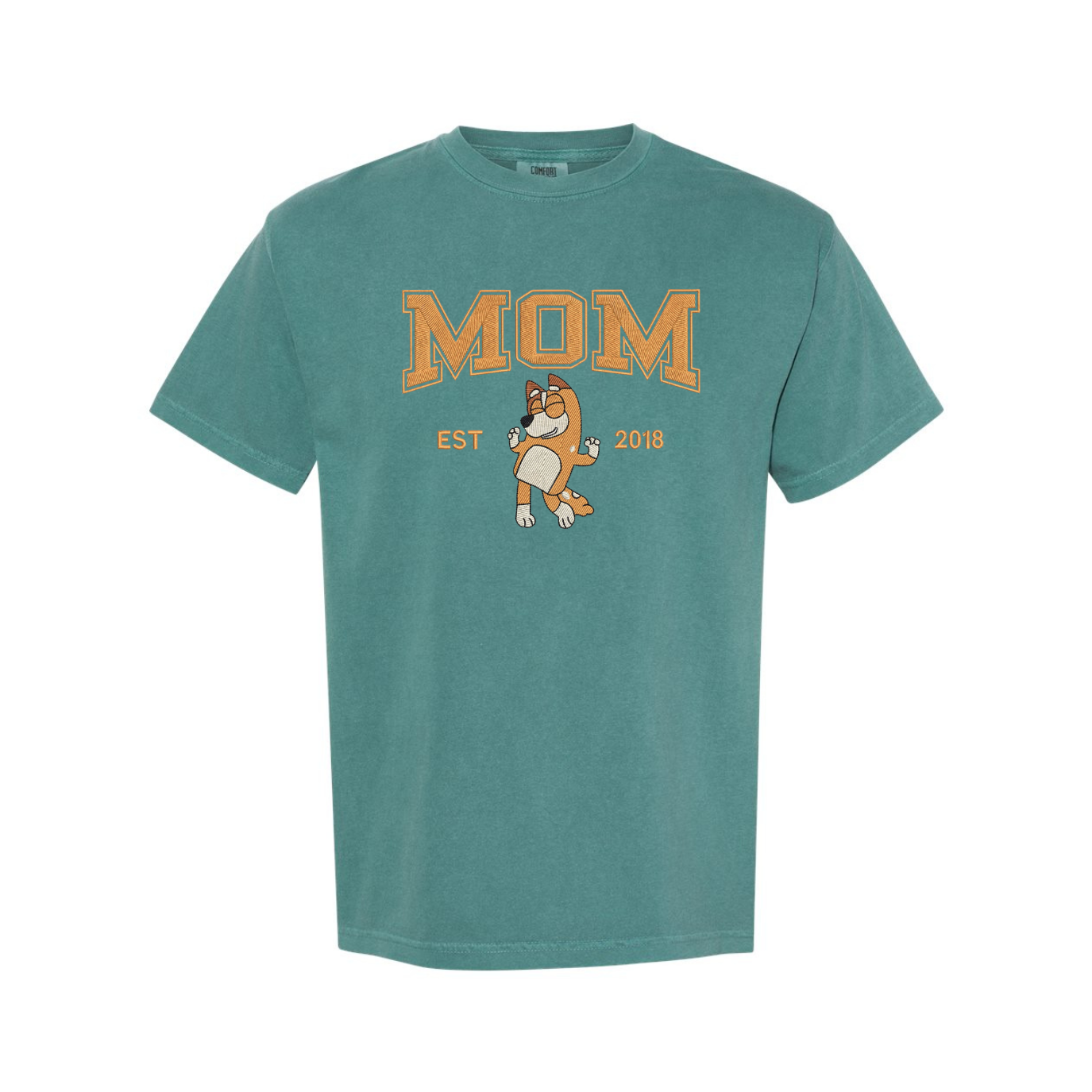 Embroidered Bluey Mom Tee