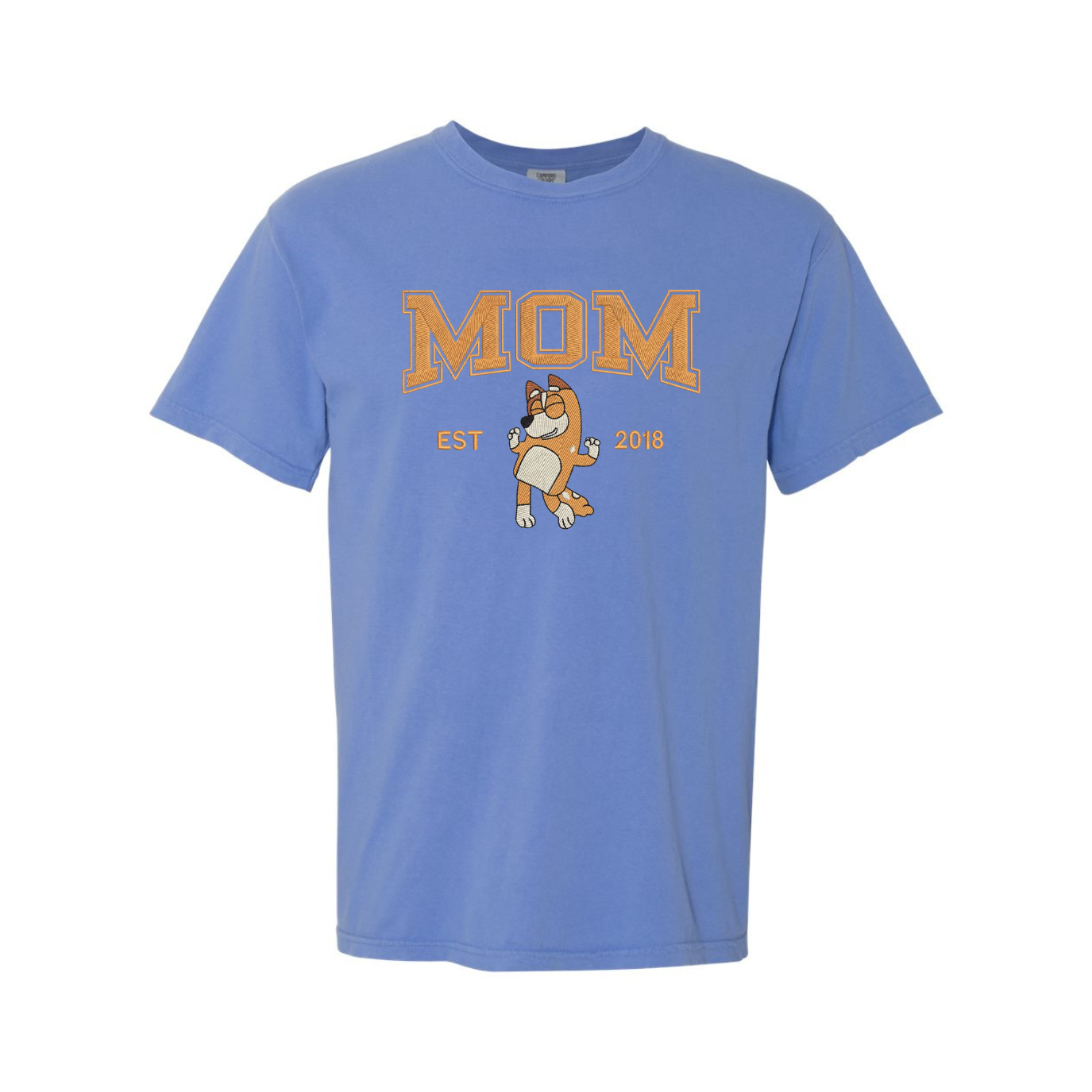 Embroidered Bluey Mom Tee