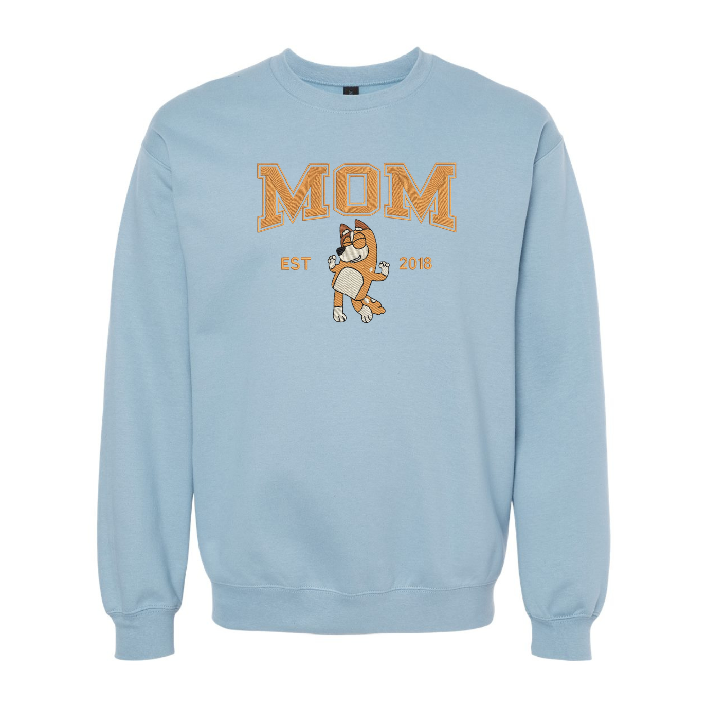 Embroidered Bluey Mom Crew