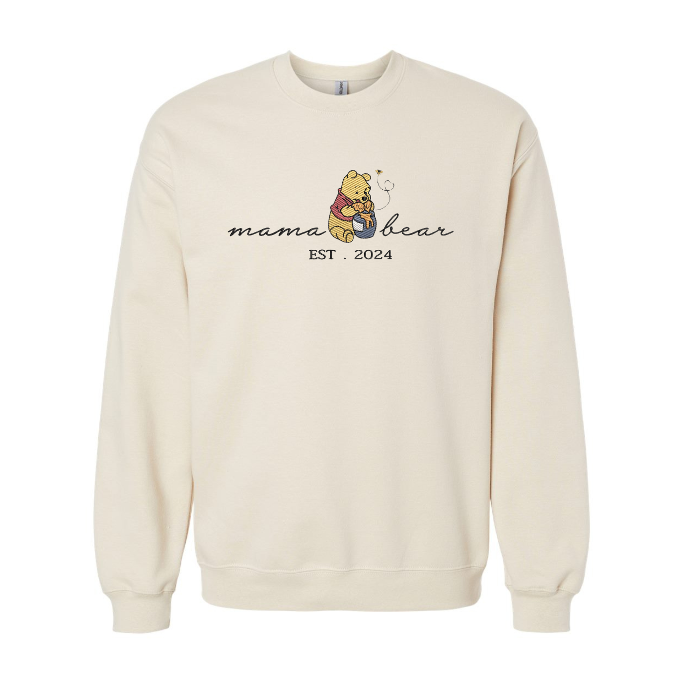 Embroidered Mama Bear Crew