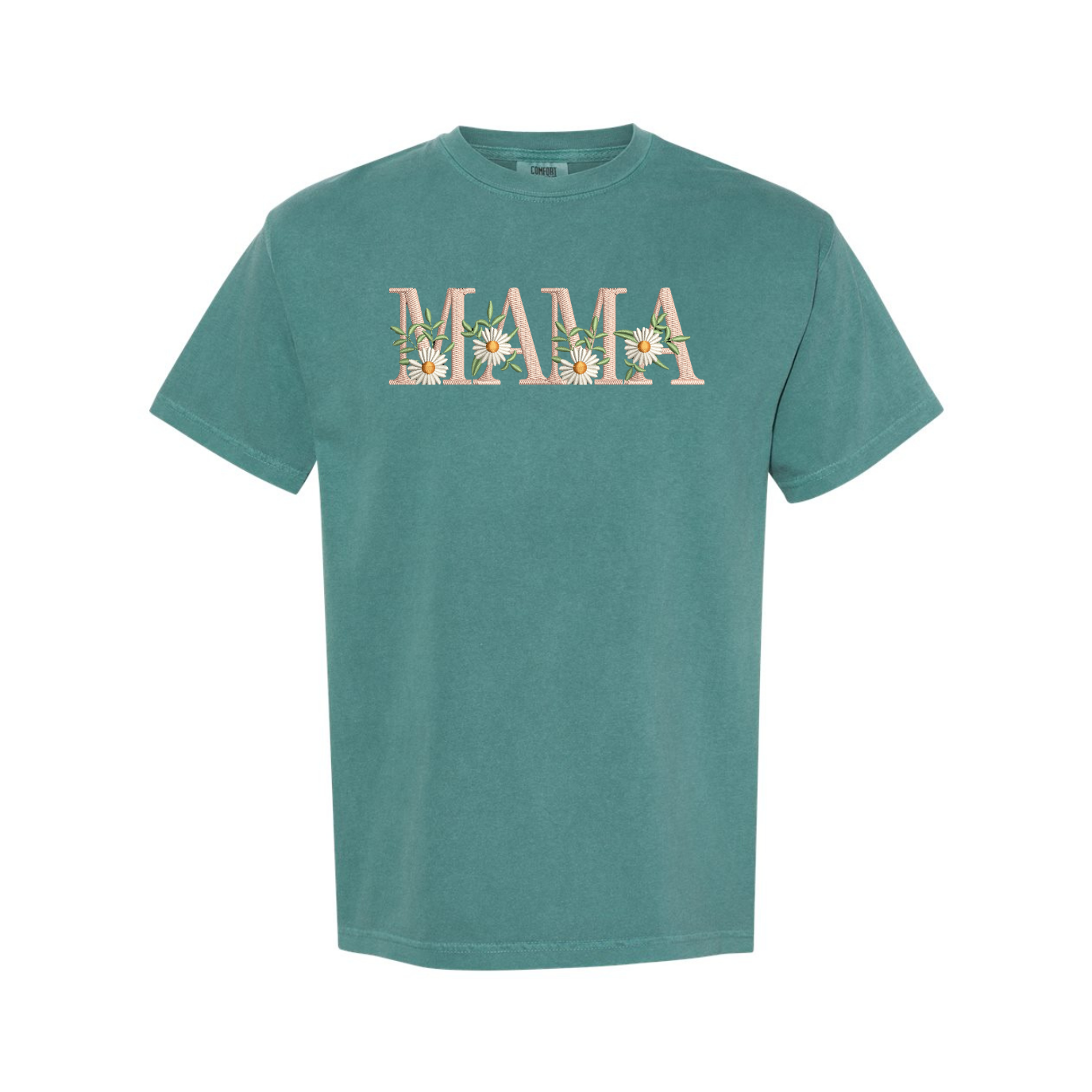 Embroidered Mama Daisy Tee