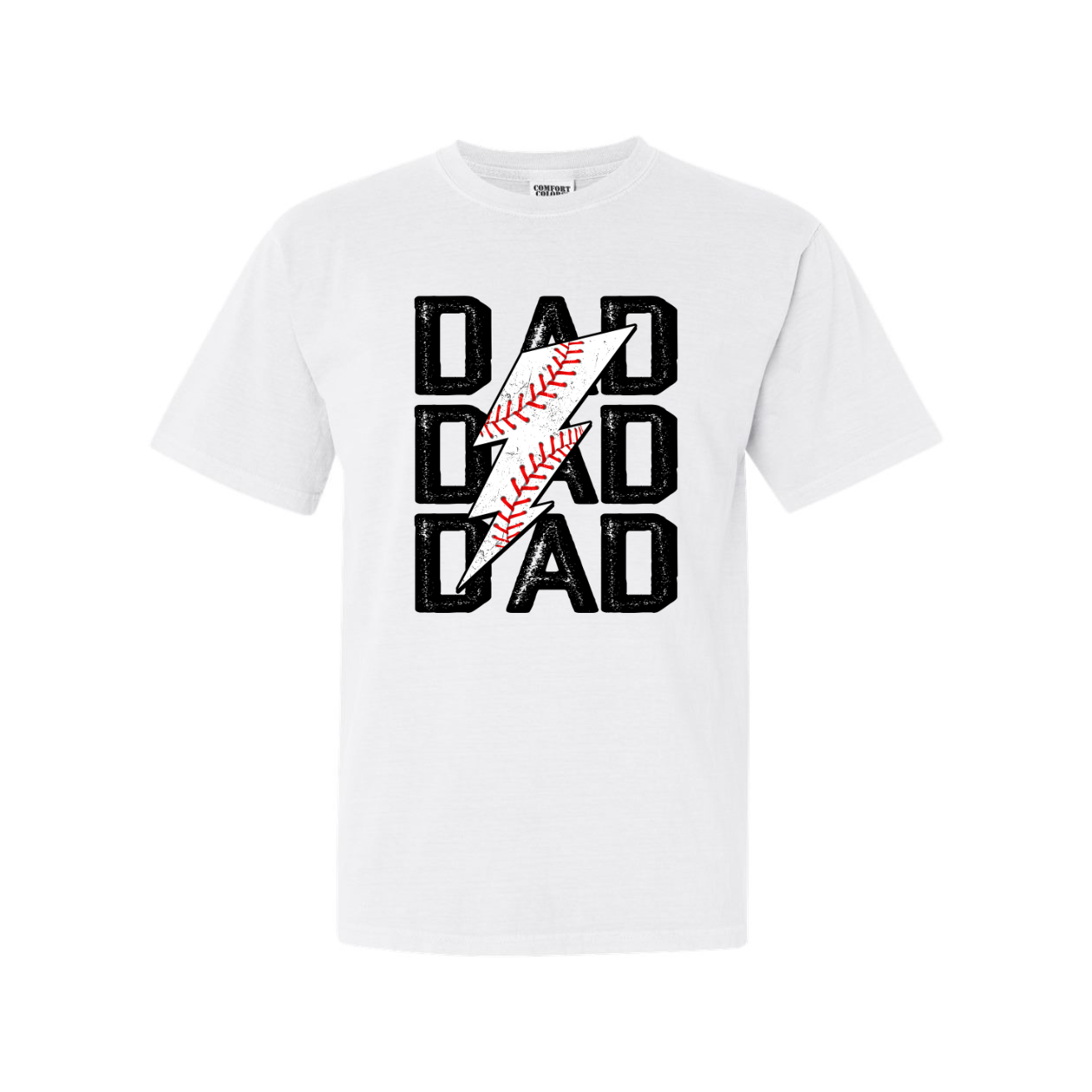 Baseball Lightning Dad Shirt