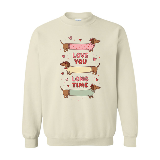 Love You Long Time Crewneck