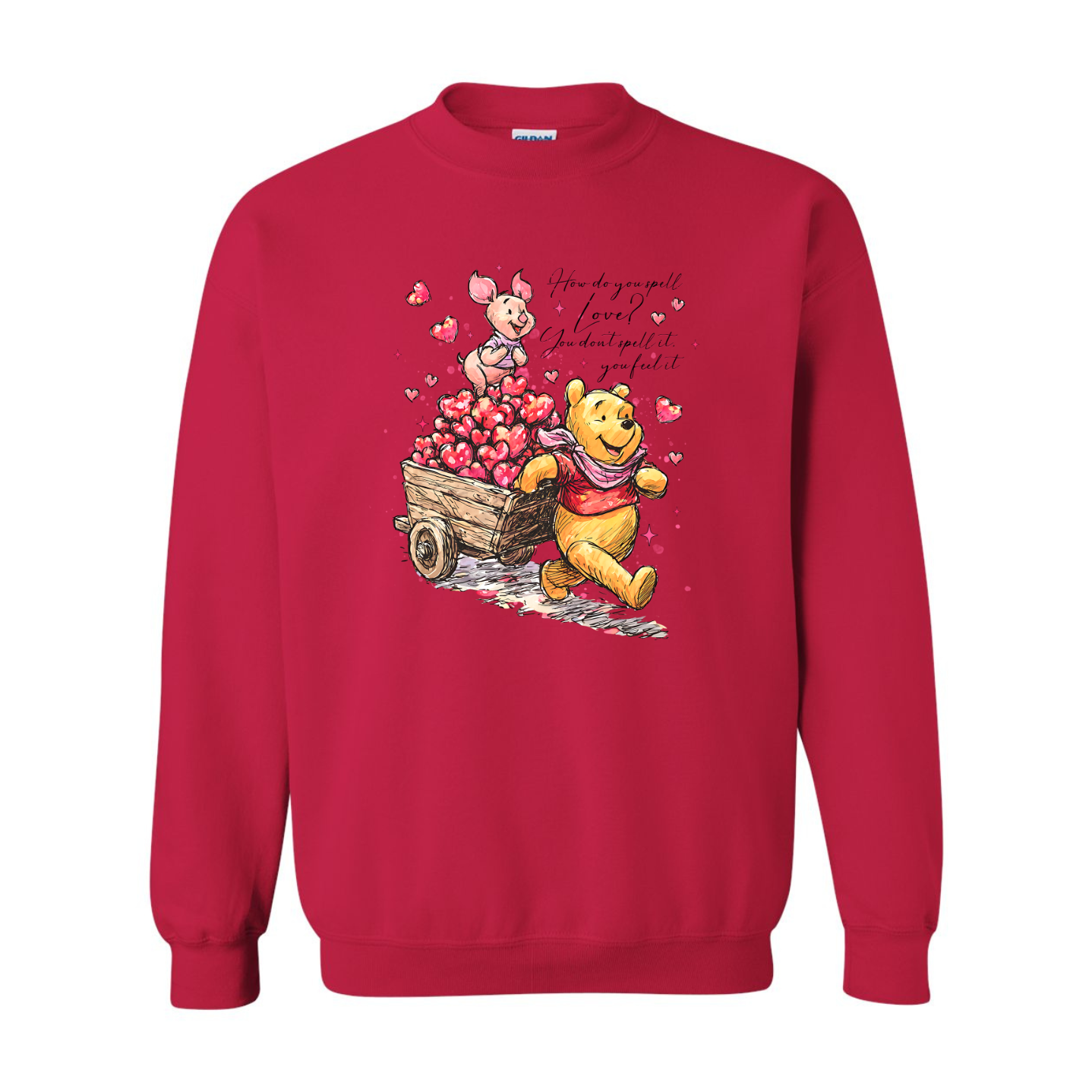 Pooh Valentine Crewneck