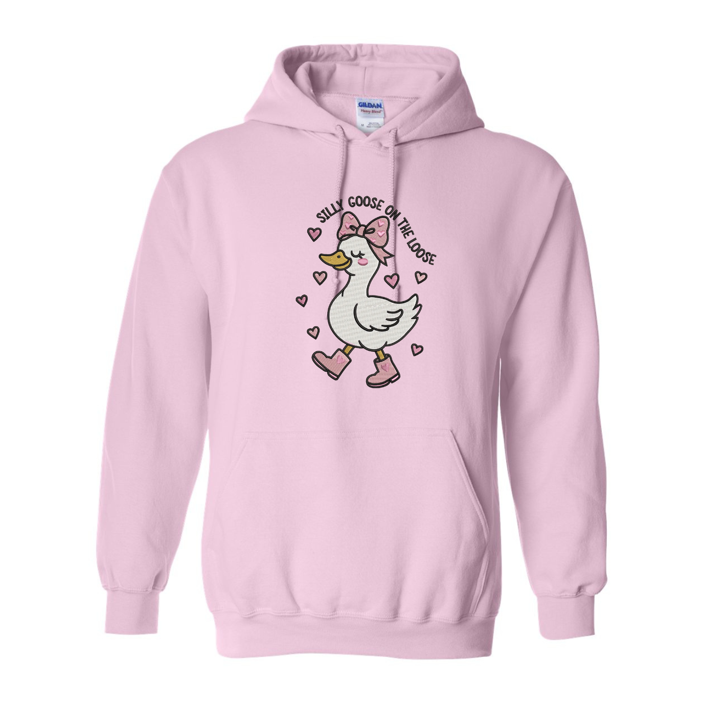 Silly Goose On The Loose Embroidered