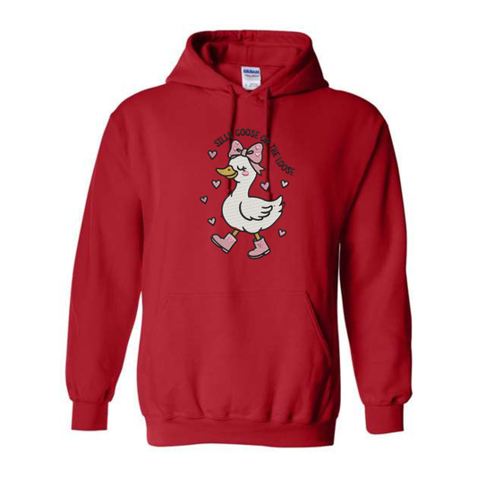 Silly Goose On The Loose Embroidered